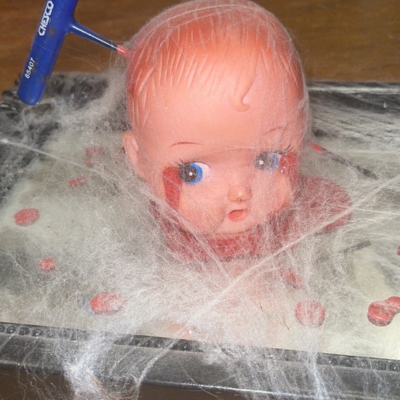 Handmade Heavy Duty Goth Halloween Decoration - Picture 2 of 13